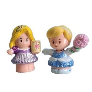 Little People Cinderella Rapunzel Disney Princess Replacement Figures